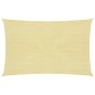 Parasole a Vela HDPE Rettangolare 2x4 Beige Parasole a Vela HDPE Rettangolare 2x4 Beige