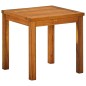 Lettino Prendisole con Tavolino Massello di Acacia e Textilene Lettino Prendisole con Tavolino Massello di Acacia e Textilene