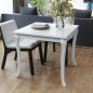 Tavolo da Pranzo 80x80x76 cm Bianco Lucido Tavolo da Pranzo 80x80x76 cm Bianco Lucido
