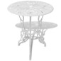Set da Bistrot 3 pz in Alluminio Pressofuso Bianco Set da Bistrot 3 pz in Alluminio Pressofuso Bianco