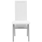vidaXL Set Sala Da Pranzo 7 Pezzi Bianco