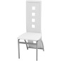 Set Sala Da Pranzo 7 Pezzi Bianco Set Sala Da Pranzo 7 Pezzi Bianco
