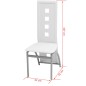 Set Sala Da Pranzo 7 Pezzi Bianco Set Sala Da Pranzo 7 Pezzi Bianco