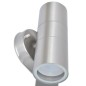 Applique LED Parete 2pz Acciaio Inox Proiezione Alto/Basso Applique LED Parete 2pz Acciaio Inox Proiezione Alto/Basso