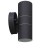 Applique LED Parete 2 pz Acciaio Inox Proiezione Alto/ Basso Applique LED Parete 2 pz Acciaio Inox Proiezione Alto/ Basso