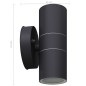 Applique LED Parete 2 pz Acciaio Inox Proiezione Alto/ Basso Applique LED Parete 2 pz Acciaio Inox Proiezione Alto/ Basso