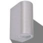 Applique LED Rotonda da Parete 2 pz Proiezione Alto/in Basso Applique LED Rotonda da Parete 2 pz Proiezione Alto/in Basso