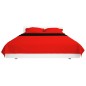 Copriletto Double-Face Trapuntato Rosso e Nero 230x260 cm Copriletto Double-Face Trapuntato Rosso e Nero 230x260 cm