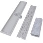 Canaletta di Drenaggio per Doccia Bolle 730x140 mm Acciaio Inox Canaletta di Drenaggio per Doccia Bolle 730x140 mm Acciaio Inox