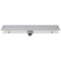Canaletta di Drenaggio per Doccia Bolle 730x140 mm Acciaio Inox Canaletta di Drenaggio per Doccia Bolle 730x140 mm Acciaio Inox