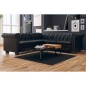 vidaXL Divano Angolare Chesterfield a 5 Posti Pelle Artificiale Nera vidaXL Divano Angolare Chesterfield a 5 Posti Pelle Artificiale Nera