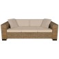 Divano a 3 Posti Set 8 pz in Vero Rattan Divano a 3 Posti Set 8 pz in Vero Rattan