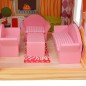 Casa delle Bambole a 3 Piani in Legno 60x30x90 cm Casa delle Bambole a 3 Piani in Legno 60x30x90 cm