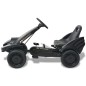 Go Kart a pedali con seduta regolabile nero Go Kart a pedali con seduta regolabile nero