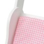 Carrozzina per Bambole in Legno 53x25,7x50 cm Bianca Carrozzina per Bambole in Legno 53x25,7x50 cm Bianca