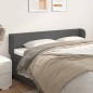 Testiera ad Orecchio Grigio 163x23x78/88 cm in Similpelle Testiera ad Orecchio Grigio 163x23x78/88 cm in Similpelle