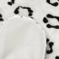 Tappeto di Peluche a Forma di Leopardo 139 cm Bianco Tappeto di Peluche a Forma di Leopardo 139 cm Bianco