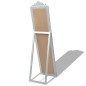 Specchio a Pavimento in Stile Barocco 160x40 cm Argento Specchio a Pavimento in Stile Barocco 160x40 cm Argento