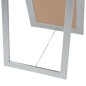 Specchio a Pavimento in Stile Barocco 160x40 cm Argento Specchio a Pavimento in Stile Barocco 160x40 cm Argento