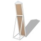 Specchio da Pavimento in Stile Barocco 160x40 cm Bianco Specchio da Pavimento in Stile Barocco 160x40 cm Bianco