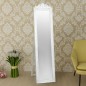 Specchio da Pavimento in Stile Barocco 160x40 cm Bianco Specchio da Pavimento in Stile Barocco 160x40 cm Bianco