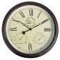 Esschert Design Orologio della Stazione e Termoigrometro 30,5cm TF009 Esschert Design Orologio della Stazione e Termoigrometro 30,5cm TF009