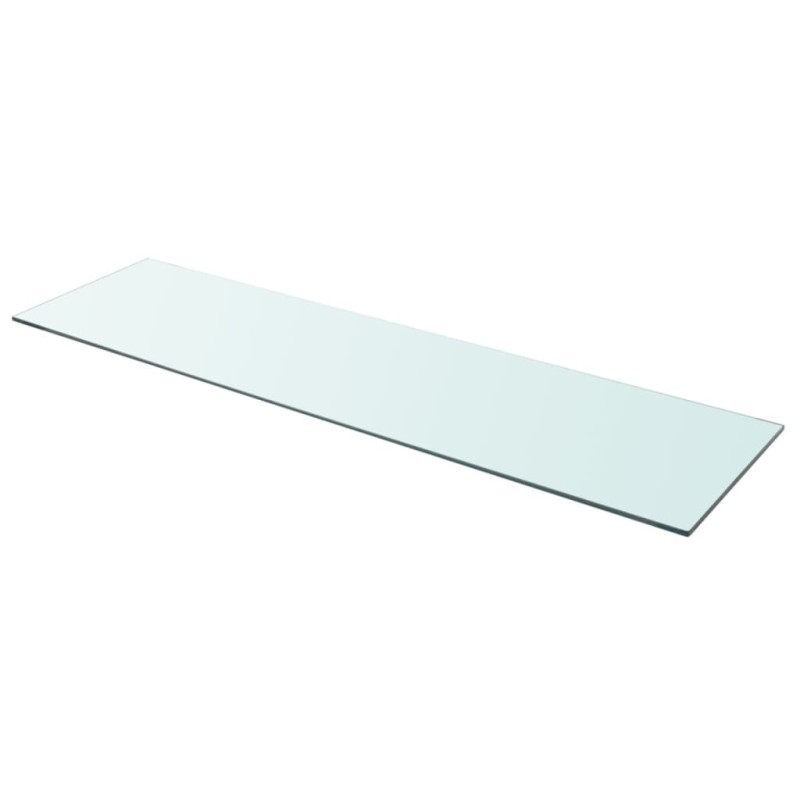 Mensola in Vetro Trasparente 110x30 cm Mensola in Vetro Trasparente 110x30 cm