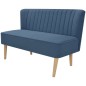 vidaXL Divano in Tessuto 117x55,5x77 cm Blu 