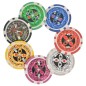 Set da Poker/Blackjack con 600 Chips Laser Alluminio Set da Poker/Blackjack con 600 Chips Laser Alluminio