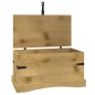 Cassapanca in Pino Messicano Corona Range 91x49,5x47 cm Cassapanca in Pino Messicano Corona Range 91x49,5x47 cm