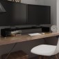 vidaXL Mobile/Rialzo Porta TV in Vetro Nero 120x30x13 cm vidaXL Mobile/Rialzo Porta TV in Vetro Nero 120x30x13 cm