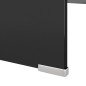 vidaXL Mobile/Rialzo Porta TV in Vetro Nero 120x30x13 cm vidaXL Mobile/Rialzo Porta TV in Vetro Nero 120x30x13 cm