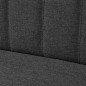 Divano in Stoffa 117x55,5x77 cm Grigio Scuro