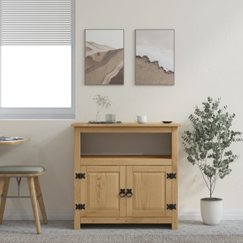 Mobile Porta TV Legno Pino Messicano Corona Range 80x43x78 cm Mobile Porta TV Legno Pino Messicano Corona Range 80x43x78 cm