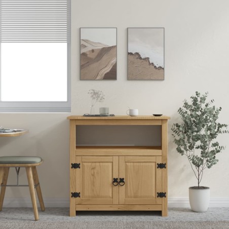 Mobile Porta TV Legno Pino Messicano Corona Range 80x43x78 cm