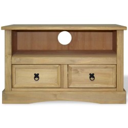 Mobile Porta TV Legno Pino Messicano Corona Range 91x43x56 cm
