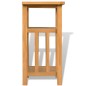 Tavolino da Salotto con Ripiano 27x35x55 cm Massello di Rovere Tavolino da Salotto con Ripiano 27x35x55 cm Massello di Rovere