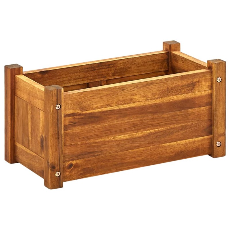 Letto Rialzato da Giardino in Legno di Acacia 50x25x25 cm Letto Rialzato da Giardino in Legno di Acacia 50x25x25 cm