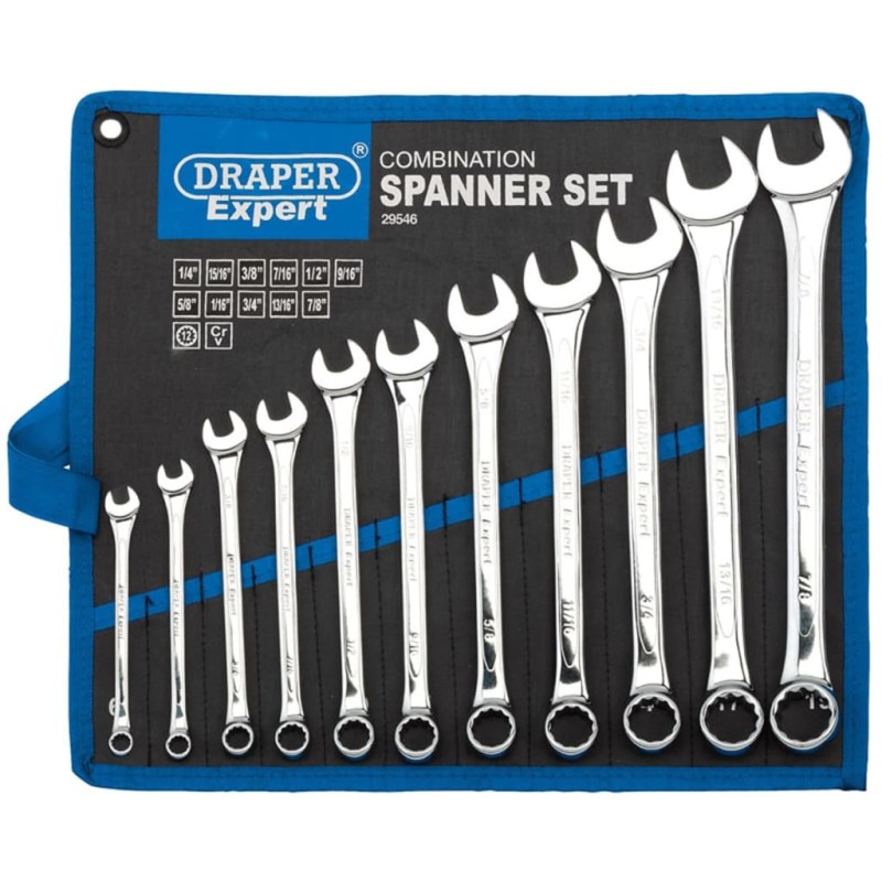 Draper Tools 11 Pezzi Set Chiavi Inglesi Misure Metriche Argento 29546 Draper Tools 11 Pezzi Set Chiavi Inglesi Misure Metriche Argento 29546