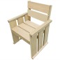 vidaXL Set da Pranzo da Giardino 5 pz in Legno di Pino Impregnato vidaXL Set da Pranzo da Giardino 5 pz in Legno di Pino Impregnato