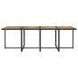 Set da Pranzo da Giardino 13 pz Polyrattan e Legno Acacia Nero Set da Pranzo da Giardino 13 pz Polyrattan e Legno Acacia Nero