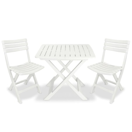 Set da Bistrot 3 pz in Plastica Bianco