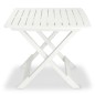 Set da Bistrot 3 pz in Plastica Bianco Set da Bistrot 3 pz in Plastica Bianco