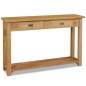 Tavolo Consolle in Legno Massello di Teak 120x30x80 cm Tavolo Consolle in Legno Massello di Teak 120x30x80 cm