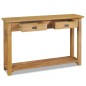Tavolo Consolle in Legno Massello di Teak 120x30x80 cm Tavolo Consolle in Legno Massello di Teak 120x30x80 cm