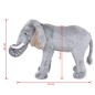 Elefante in Peluche in Piedi Grigio XXL Elefante in Peluche in Piedi Grigio XXL