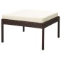 Set Divani da Giardino 6 pz con Cuscini in Polyrattan Marrone Set Divani da Giardino 6 pz con Cuscini in Polyrattan Marrone