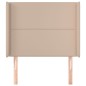 Testiera ad Orecchio Cappuccino 103x23x118/128 cm in Similpelle
