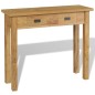 Tavolo Consolle in Legno Massello di Teak 90x30x80 cm Tavolo Consolle in Legno Massello di Teak 90x30x80 cm