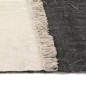 Tappeto Kilim in Cotone 160x230 cm Antracite